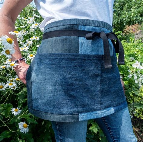 denim half apron