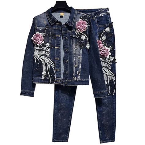 denim jacket and pants set