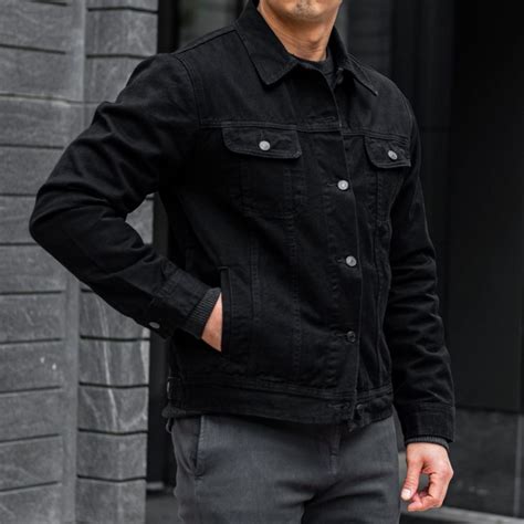 denim jacket black