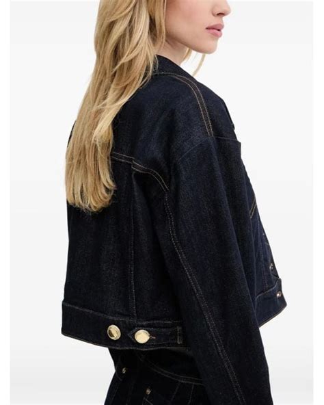 denim jacket buttoned up