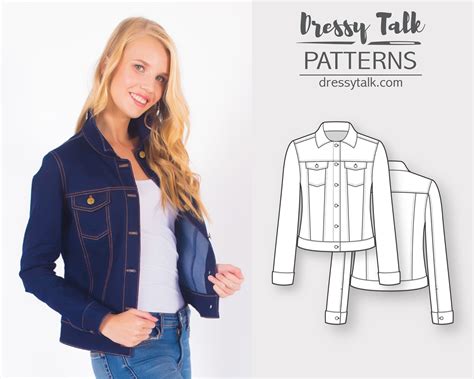 Denim Jacket Pattern Womens