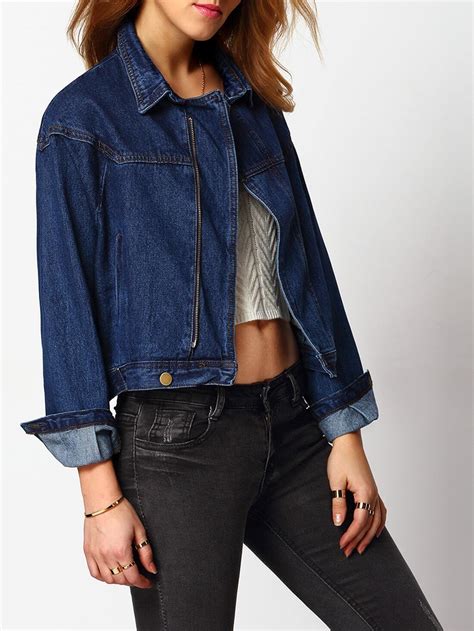 Denim Jacket Sleeve Zipper