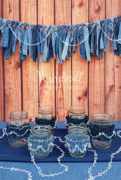 denim party decor