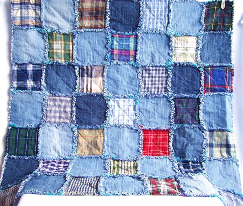 Denim Rag Blanket