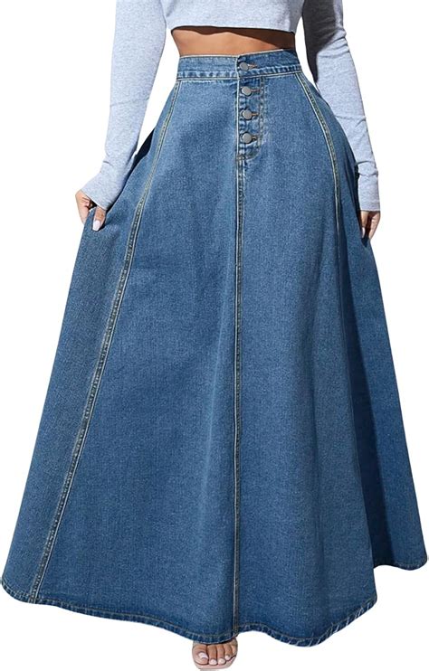 Denim Skirts Amazon Us