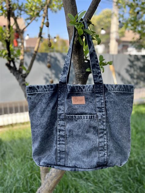 denim totebag