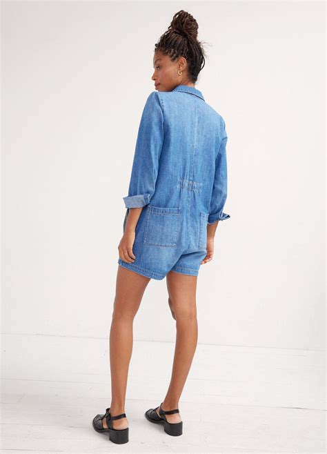 Denim Utility Romper