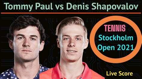 denis shapovalov live scores