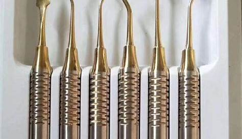 Dental Composite Filling Instrument 4pcs Set Precise Blue