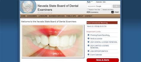 dental board of nevada