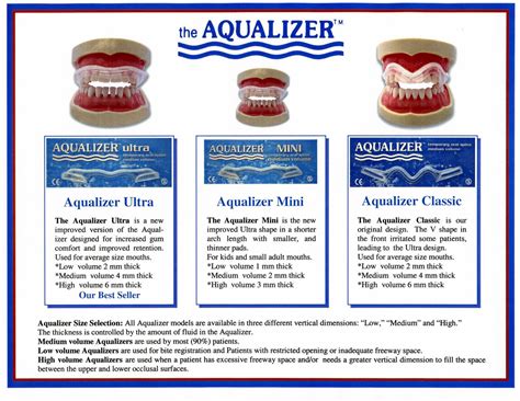 Dental Code For Aqualizer