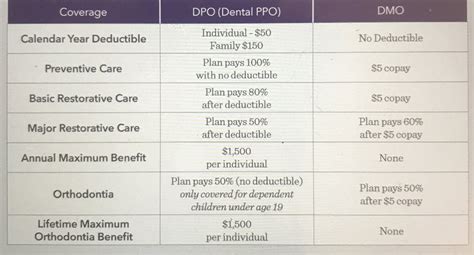 dental insurance terminology dmo