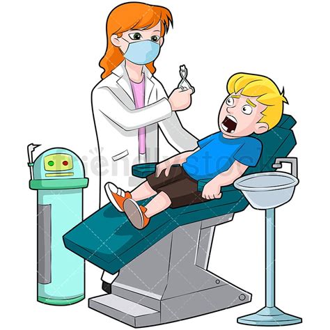 Dentist Pulling Teeth Cartoon