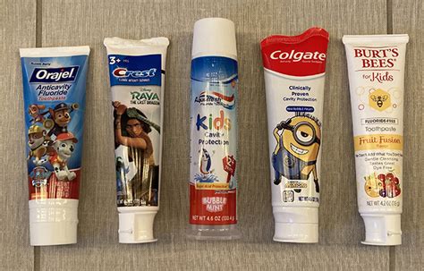 dentist recommended toothpaste for toddlers