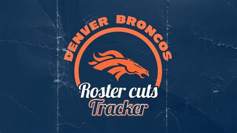 denver broncos roster cuts 2019