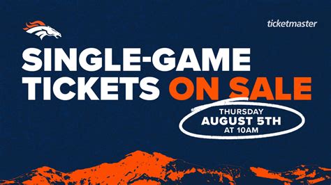 denver broncos tickets go on sale