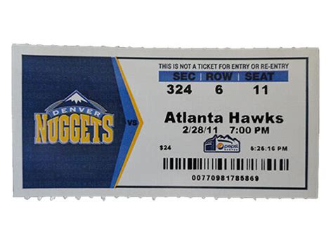 denver nuggets basketball tickets