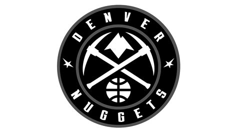 denver nuggets logo outline