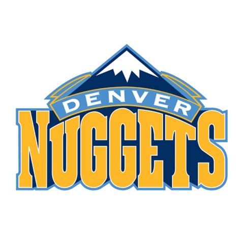 denver nuggets retro font