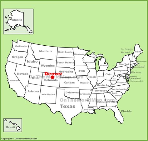 denver us map