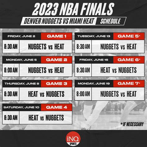 denver vs miami game 3 schedule