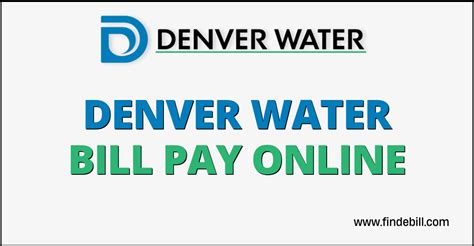 denver water bill pay