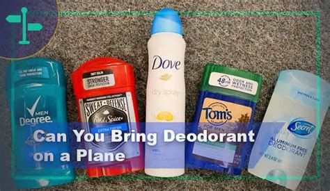 Deodorant Spray On Plane