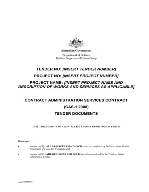 department of defence tender bulletin