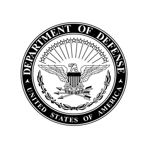 department of defense seal black and white
