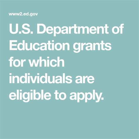 department of ed grants