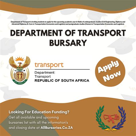 department of transport bursary