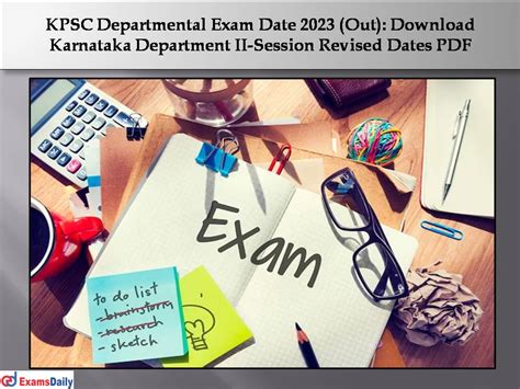 departmental exam karnataka 2023