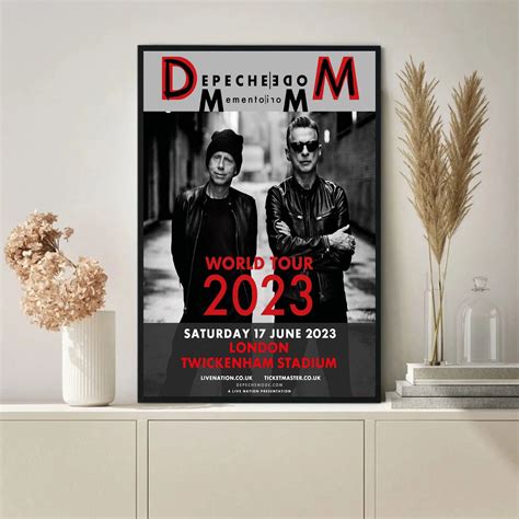 depeche mode 2023 tour poster