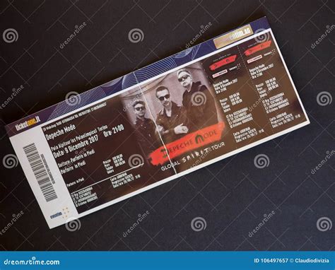 depeche mode concert ticket