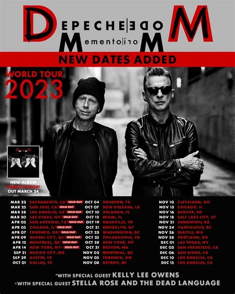 depeche mode full tour schedule