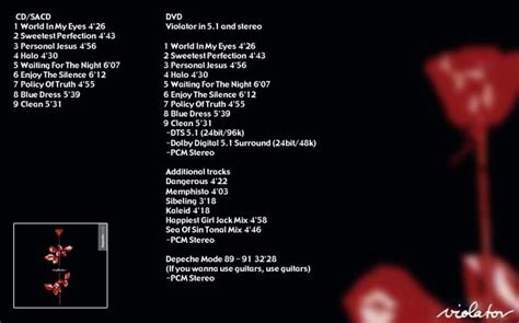 depeche mode violator tracklist