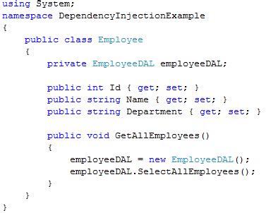 dependency injection c# interview questions
