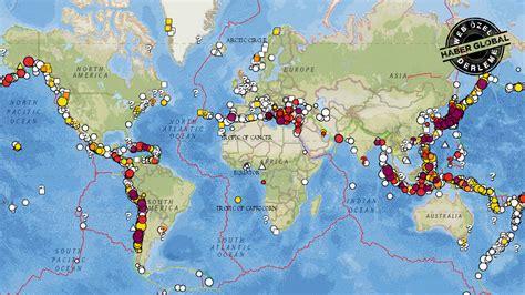 depremin yoğun olduğu bölgeler