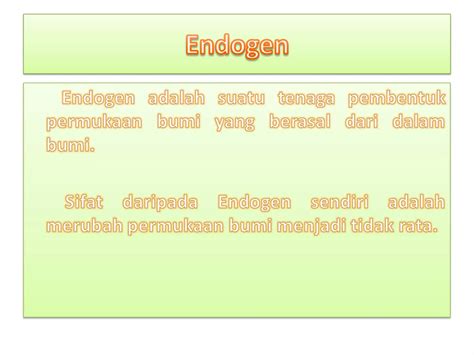 Pengertian Tenaga Endogen Dan Eksogen Contoh Dan Macam Macamnya Nur Riset