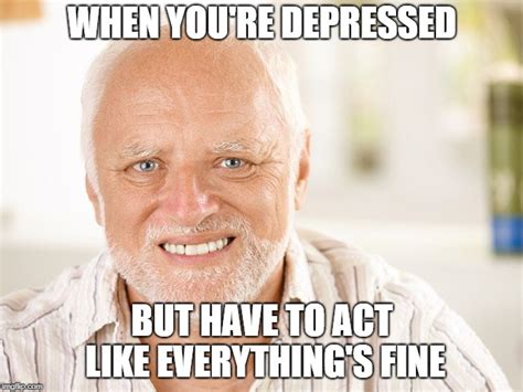 depressed old man meme