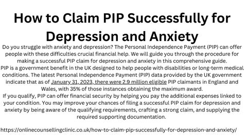 depression and pip