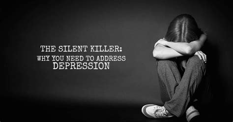 depression is a silent killer
