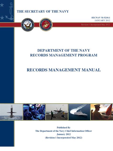 dept of navy records management