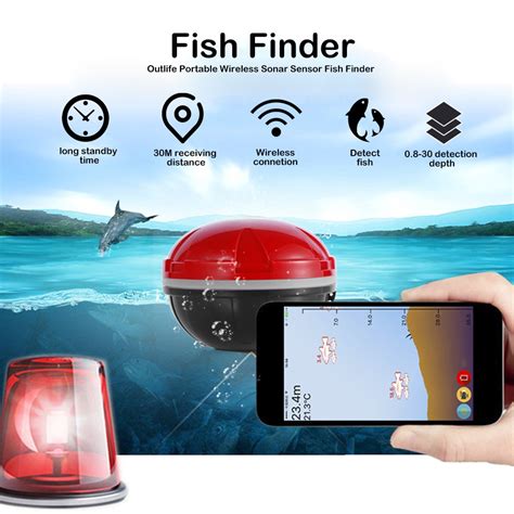 Underwater Wireless Fish Finder Phone Bluetooth Smart Visual HD Sonar