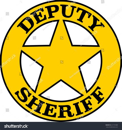 deputy sheriff badge clip art