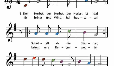 Pin von huugi5 auf Német | Herbst, Lied, Musikunterricht