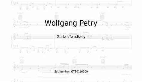 Wolfgang Petry - Der Himmel brennt Noten für Piano downloaden für