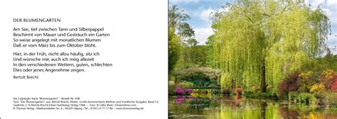 Der Blumengarten Bertolt Brecht Updated