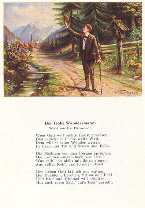 Lets See Der Frohe Wandersmann Eichendorff Viral