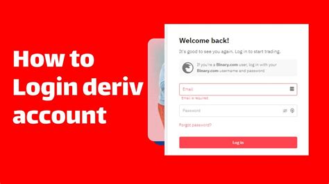 How to Sign Up and Login Account in Deriv